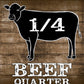 1/4 Beef
